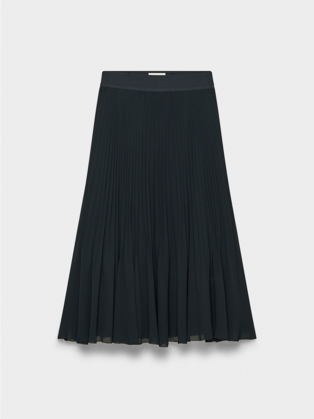 Aritzia Pleated Maxi Skirt Dark Night Navy Small